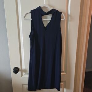 Maggy London Navy Sleeveless Mini Dress